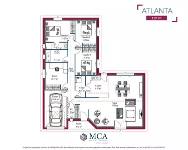 Maison neuve, 100 m²