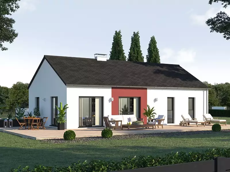 Maison neuve, 82 m² - La Meilleraye-de-Bretagne (44520)