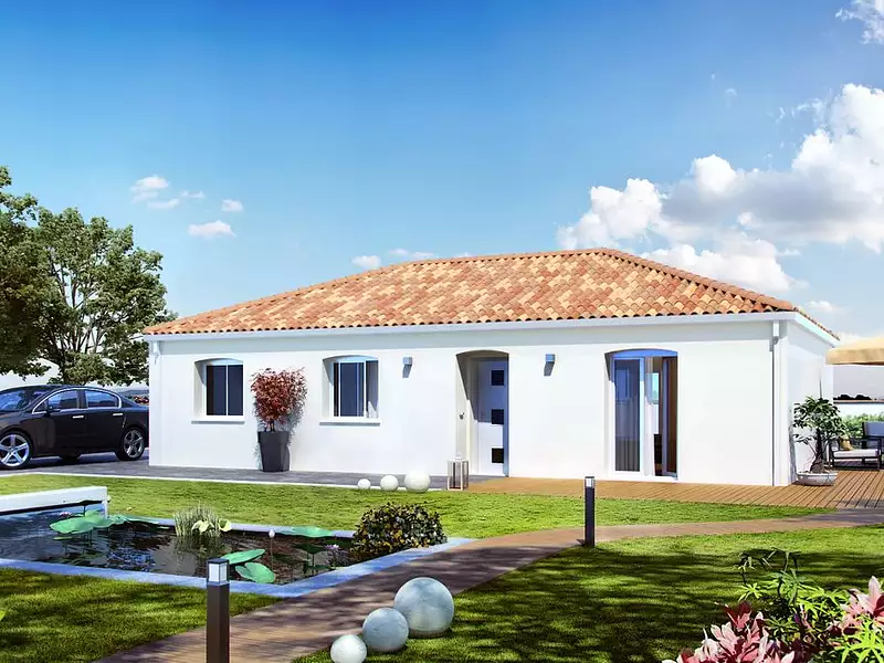 Maison neuve, 89 m² - Le Miroir (71480)