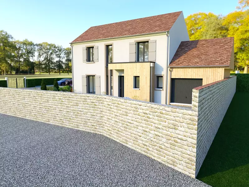 Maison neuve, 112,86 m² - Attainville (95570)