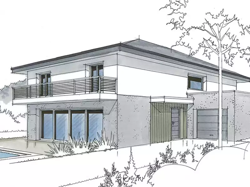 Maison neuve, 110 m² - Veigy-Foncenex (74140)