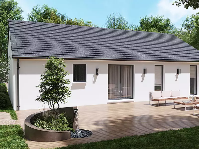 Maison neuve, 79 m² - Saint-Parize-le-Châtel (58490)