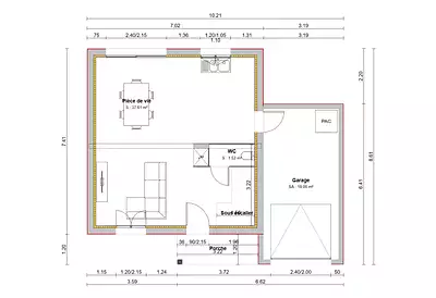 Maison neuve, 79 m²