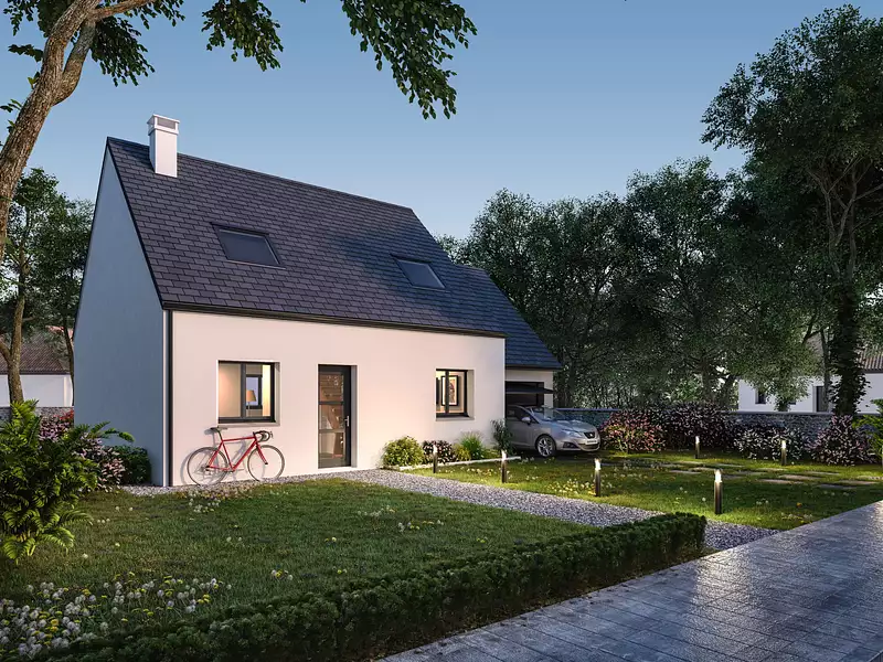 Maison neuve, 83,01 m² - Pîtres (27590)