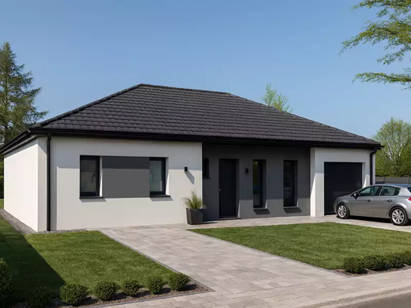 Maison neuve, 90,45 m² - Compiègne (60200)