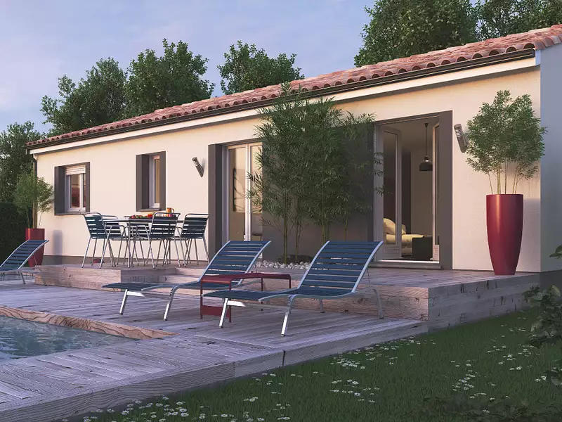 Maison neuve, 64 m² - Salles (33770)
