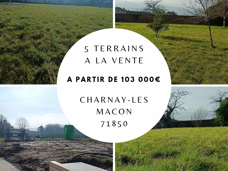 Terrain à bâtir, 1 000 m² - Charnay-lès-Mâcon (71850)