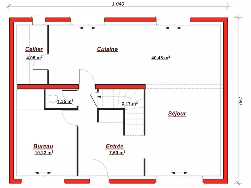 Maison neuve, 130 m² - Longperrier (77230)