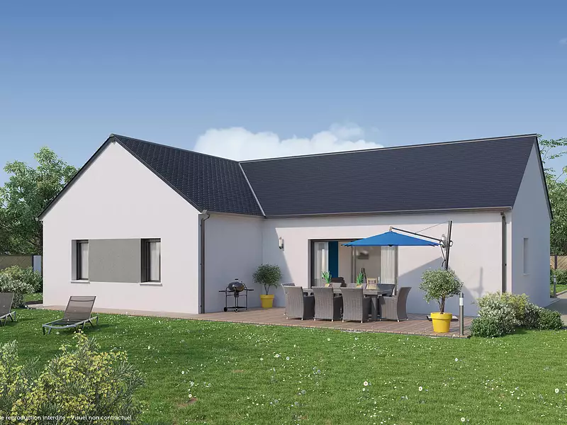 Maison neuve, 99 m² - Pipriac (35550)
