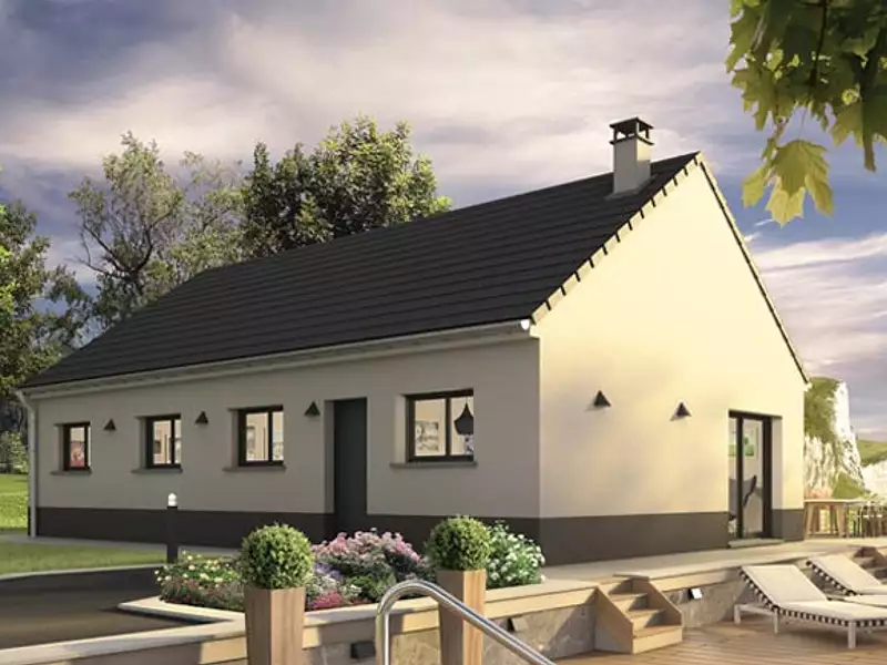 Maison neuve, 92 m² - Boulleville (27210)