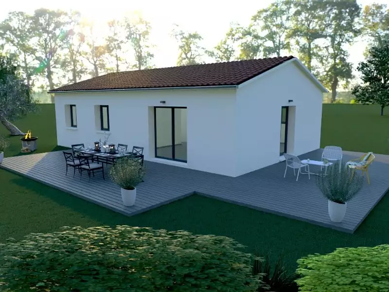 Maison neuve, 80 m² - Champdieu (42600)