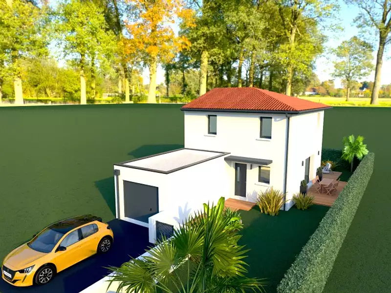 Maison neuve, 86 m² - Pollestres (66450)