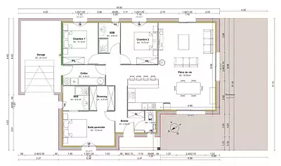 Maison neuve, 80 m²
