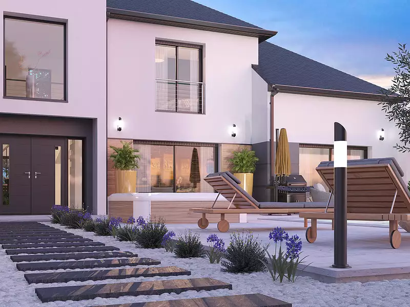 Maison neuve, 200 m² - Mettray (37390)