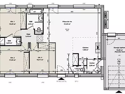 Maison neuve, 85 m²