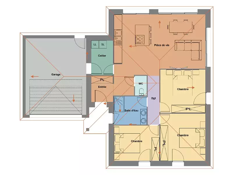 Maison neuve, 120 m² - Trégunc (29910)