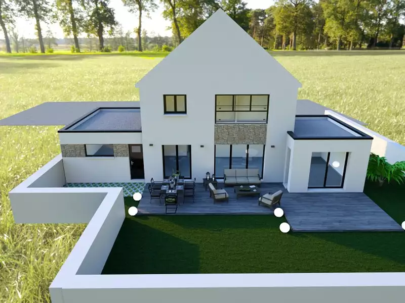 Maison neuve, 130 m² - Rots (14980)