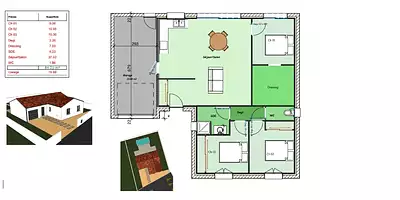 Maison neuve, 84 m²