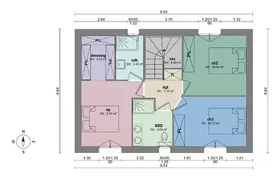 Maison neuve, 90 m²