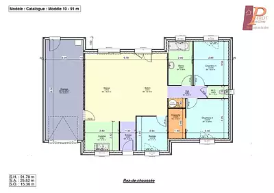 Maison neuve, 107 m²