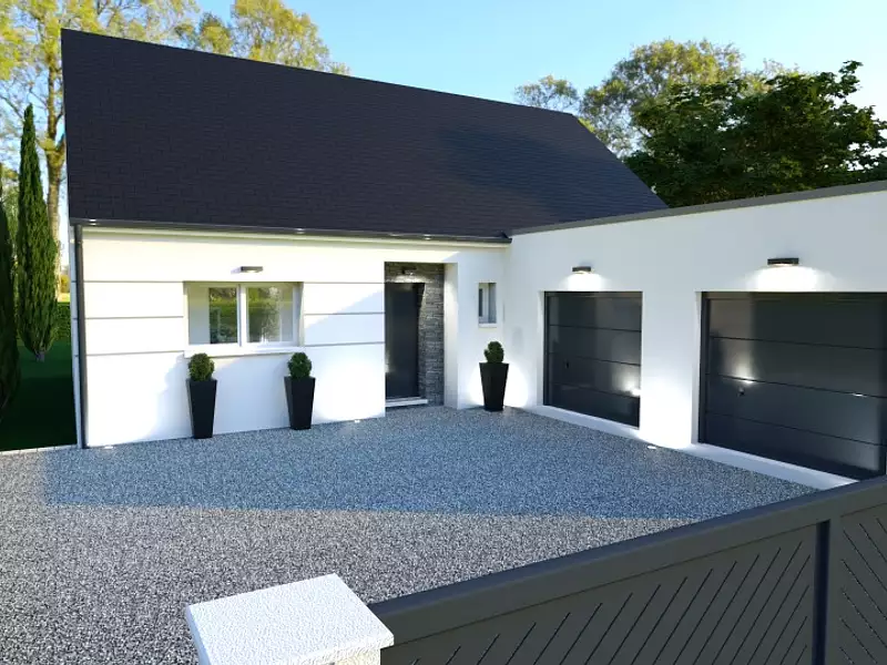 Maison neuve, 110 m² - Le Poinçonnet (36330)