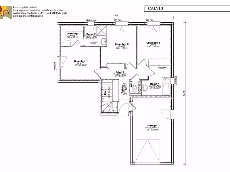 Maison neuve, 118 m² - Saint-Germain-Laprade (43700)