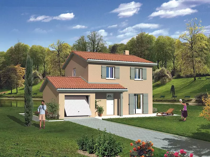 Maison neuve, 90 m² - Vernaison (69390)