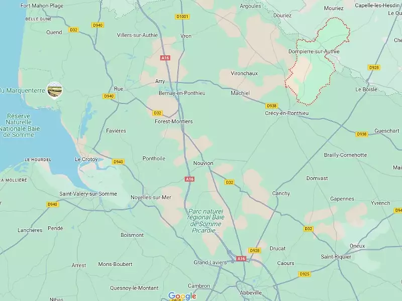 Terrain à bâtir, 784 m² - Dompierre-sur-Authie (80150)