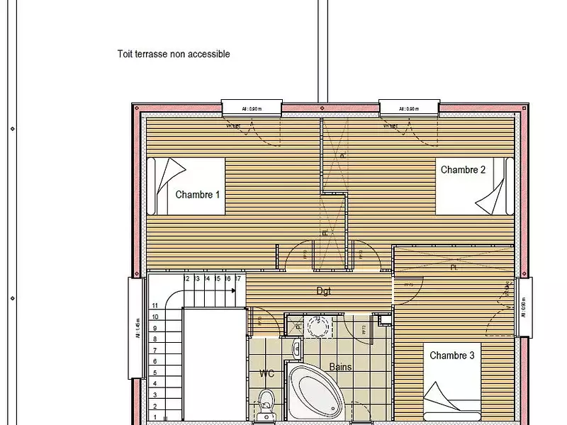 Maison neuve, 140 m² - Changé (72560)