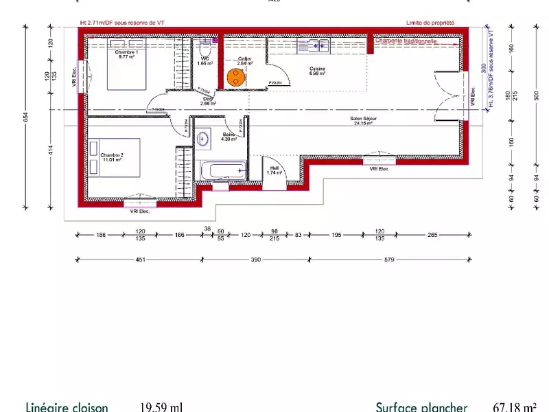 Maison neuve, 67 m² - Labenne (40530)