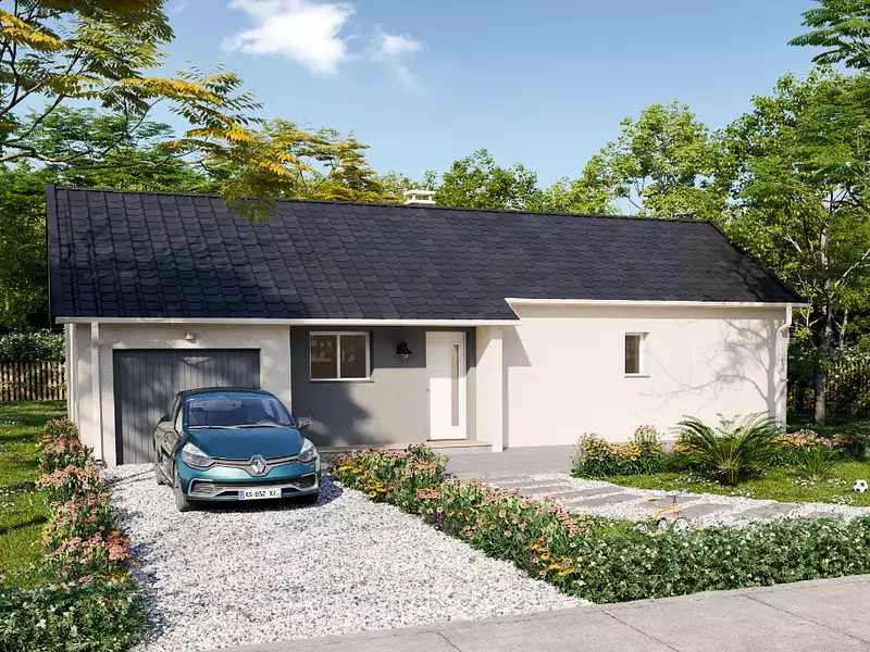 Maison neuve, 85 m² - Artigueloutan (64420)