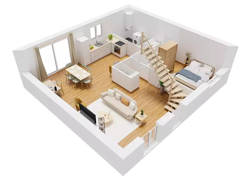 Maison neuve, 99 m² - Loches (37600)