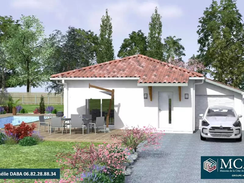 Maison neuve, 85 m² - Saint-Martin-de-Hinx (40390)