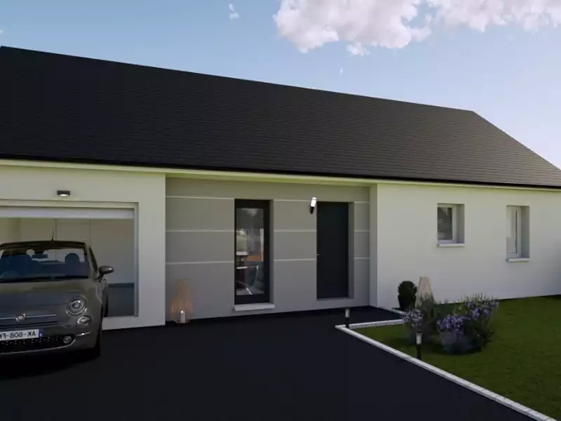 Maison neuve, 90 m² - Monnaie (37380)