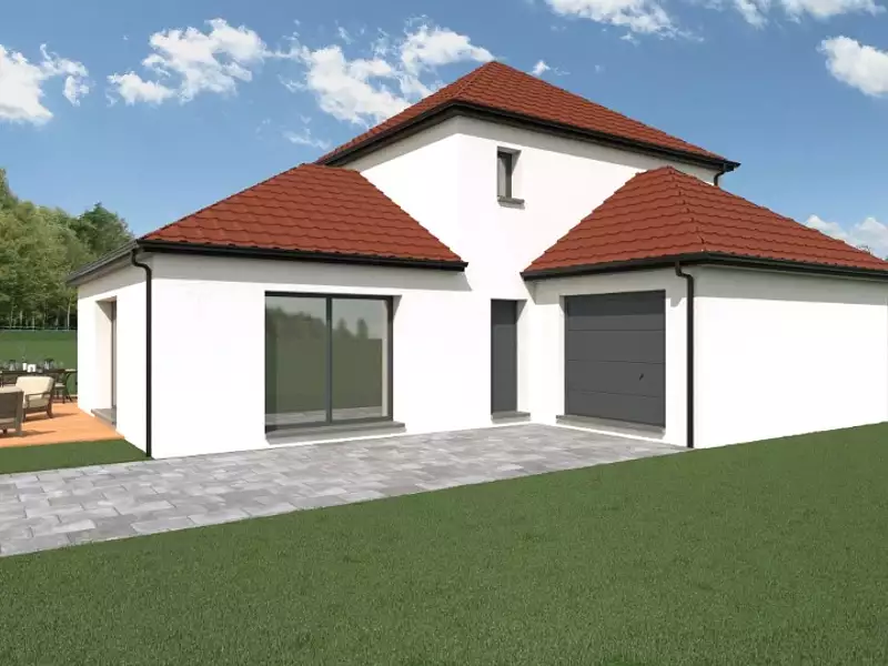 Maison neuve, 130 m² - Hesdigneul-lès-Boulogne (62360)