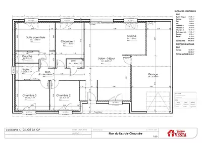 Maison neuve, 101 m²