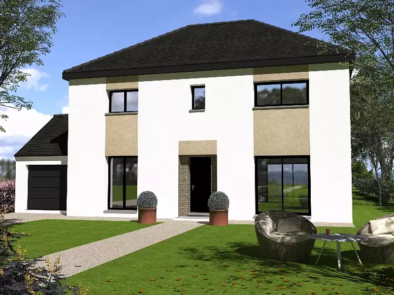 Maison neuve, 110 m² - Osmoy (78910)