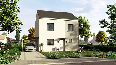 Maison neuve, 83,73 m²