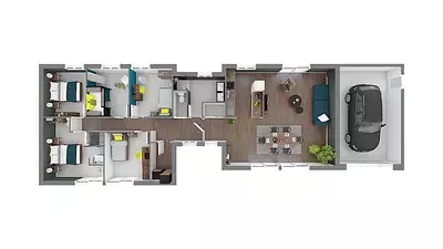 Maison neuve, 111 m²