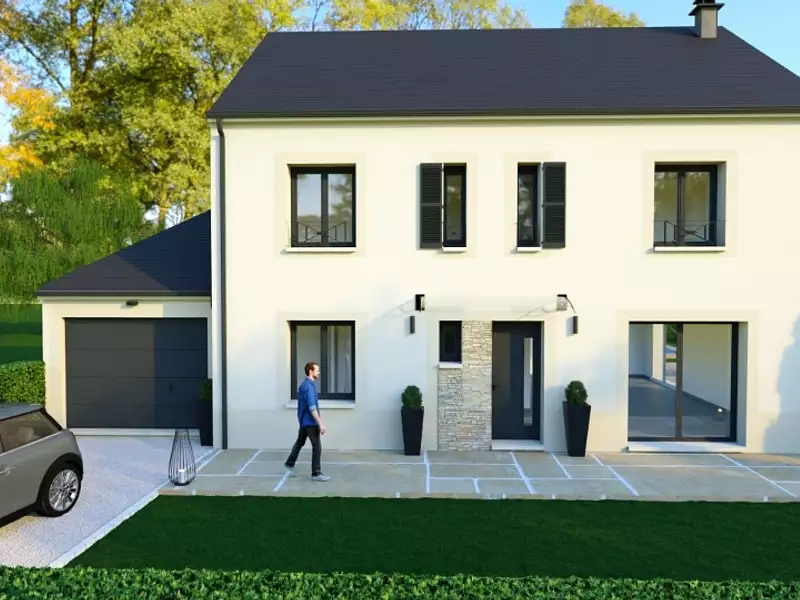 Maison neuve, 142 m² - Moret-Loing-et-Orvanne (77250)