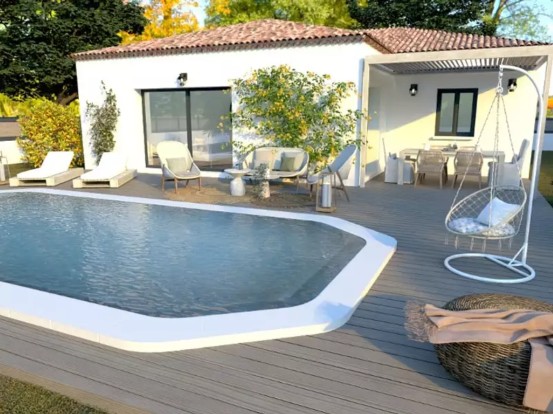 Maison neuve, 99 m² - Camps-la-Source (83170)