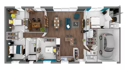 Maison neuve, 125 m²