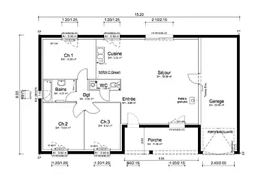 Maison neuve, 85 m²