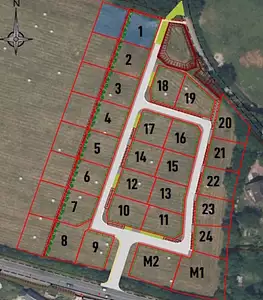 Terrain à bâtir, 400 m²