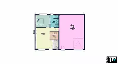 Maison neuve, 50 m²