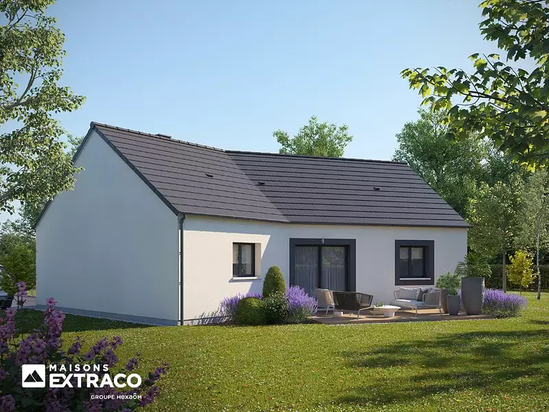 Maison neuve, 85 m² - Frichemesnil (76690)