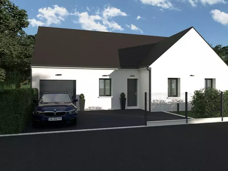 Maison neuve, 100 m² - Larçay (37270)