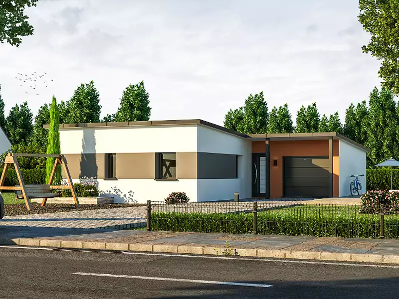 Maison neuve, 85 m² - La Roche-Blanche (44522)