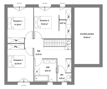 Maison neuve, 100 m²