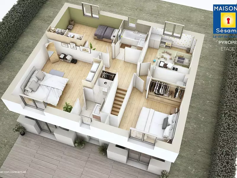 Maison neuve, 132 m² - Angerville (91670)